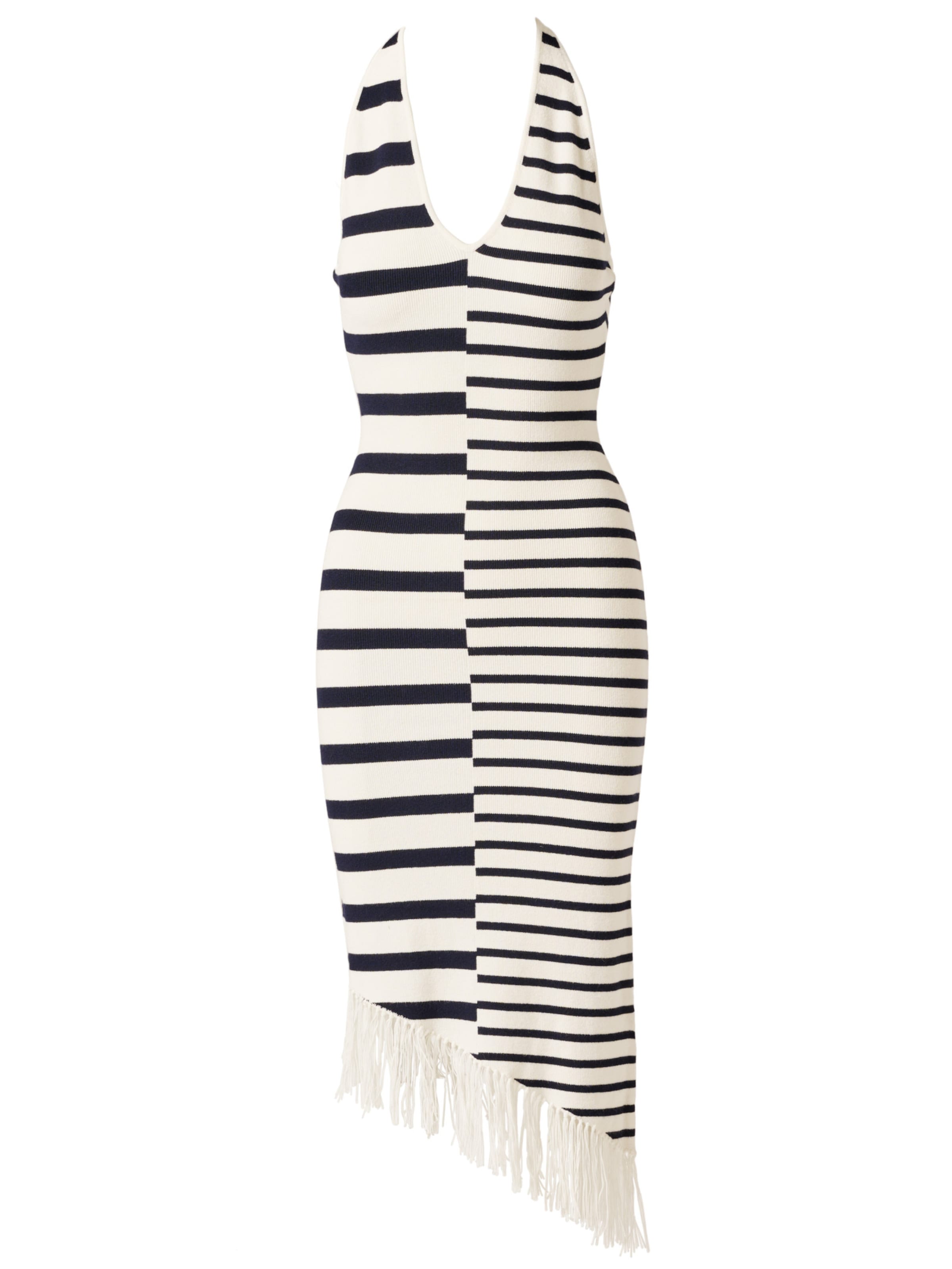 Adrianna Papell Zomerjurk 'Sweater Knit Midi Dress' in Wit: voorkant