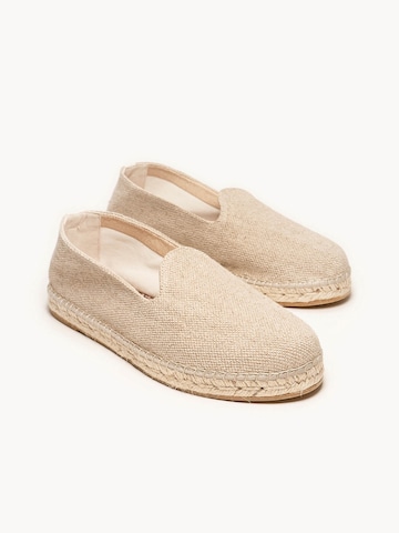 Alhamas Espadrilles 'Alpargata Plana' in Grijs