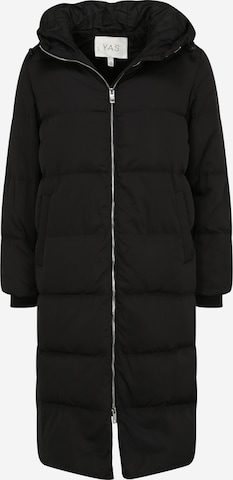 Y.A.S Petite Winter coat 'PUFFA' in Black: front