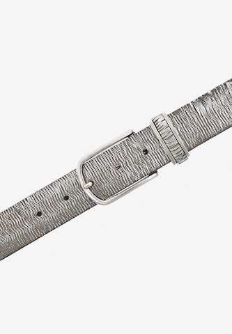 Cintura di b.belt Handmade in Germany in argento