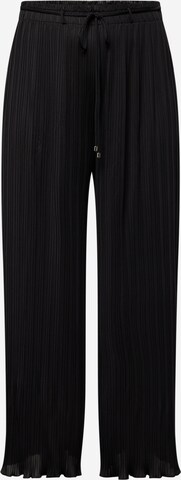 ABOUT YOU Curvy Wide leg Trousers 'Letizia' in Black: front