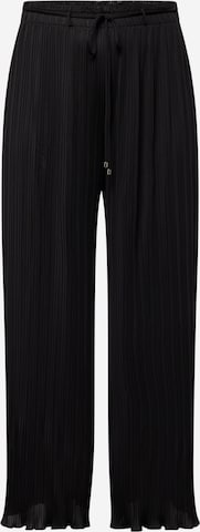 Wide leg Pantaloni 'Letizia' de la ABOUT YOU Curvy pe negru: față