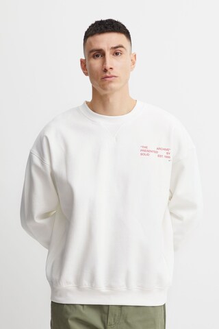 !Solid Sweatshirt 'Edyn' in Wit: voorkant