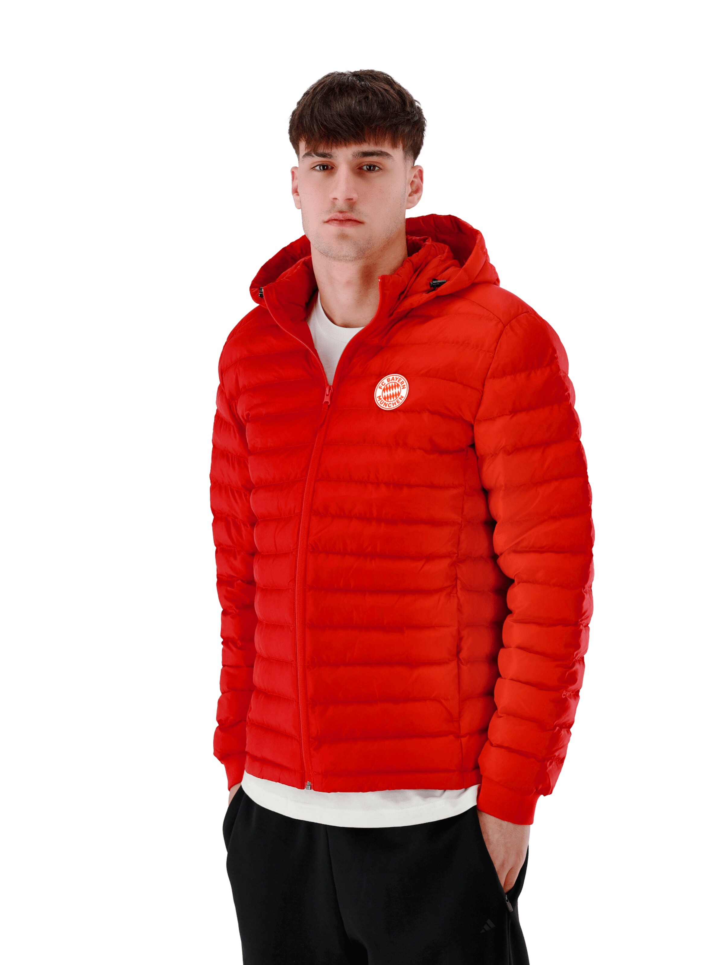 FC BAYERN MÜNCHEN Between-Season Jacket in Red