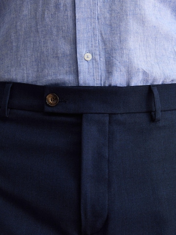 Il Lanificio Regular Broek in Blauw