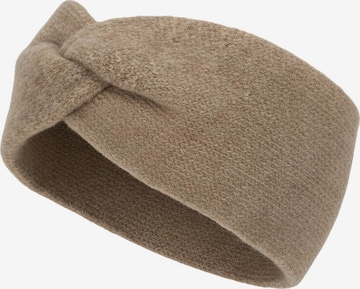 styleBREAKER Headband 'Feinstrick Stirnband Twist Knoten' in Brown: front