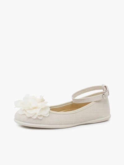 Pisamonas Ballerines en 30 en écru, Vue avec produit