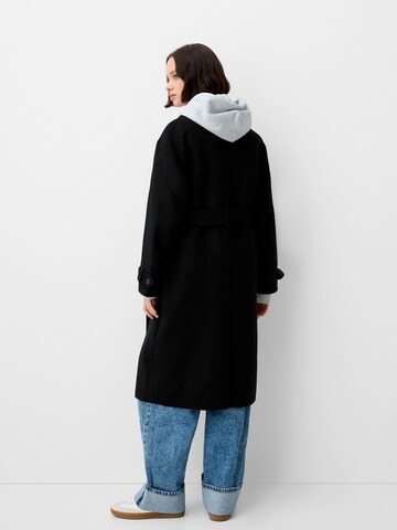 Manteau mi-saison Bershka en noir