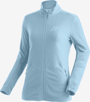 Maier Sports Funktionsfleecejacke in Blau: Vorderseite