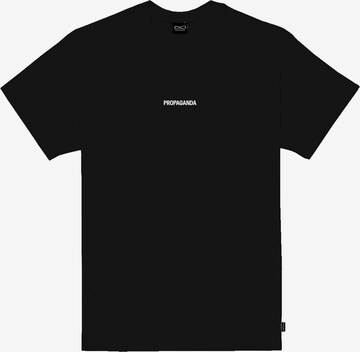 Propaganda Shirt in Black: front