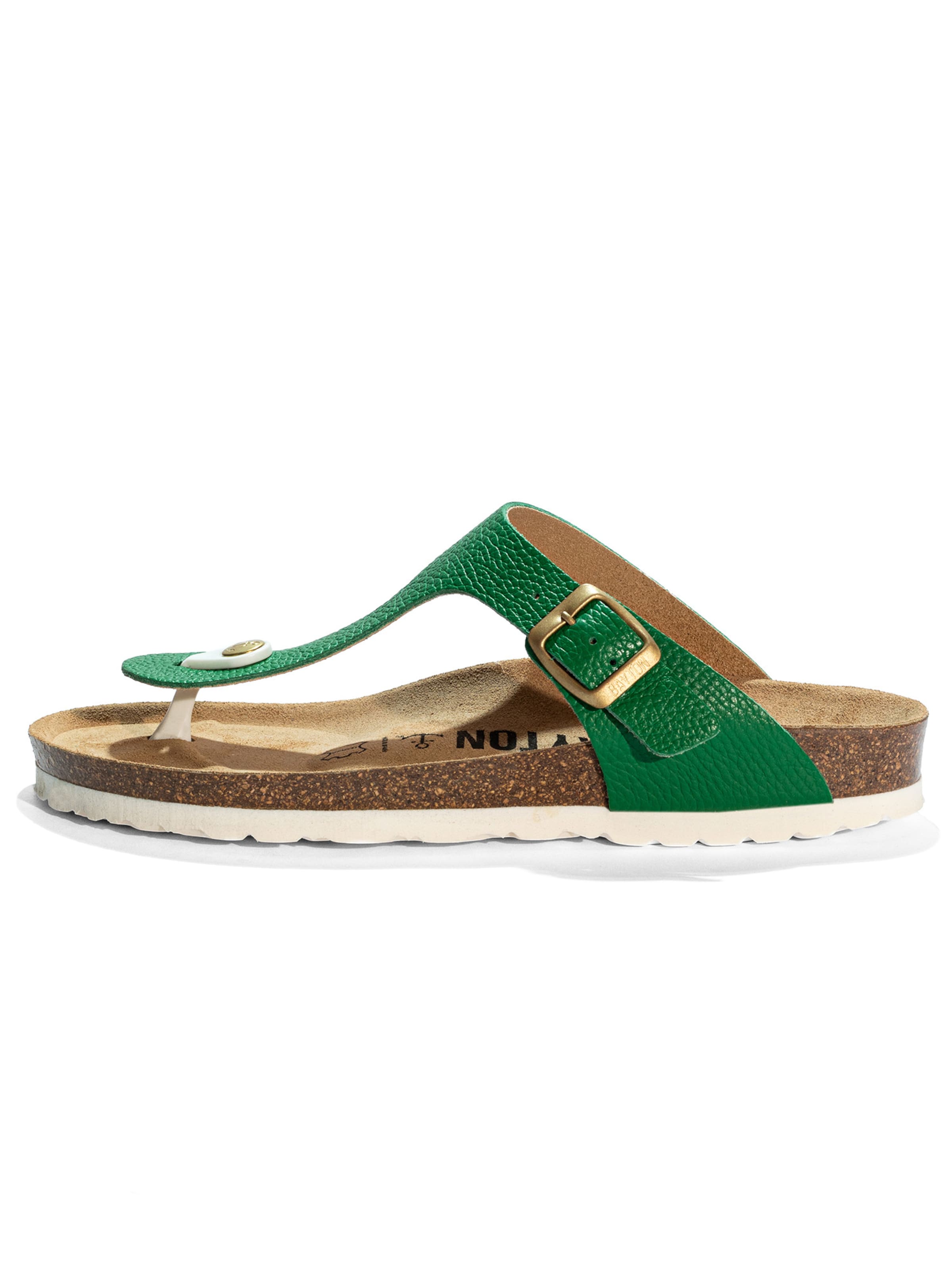 Bayton T-bar sandals 'Mercure' in Green: front