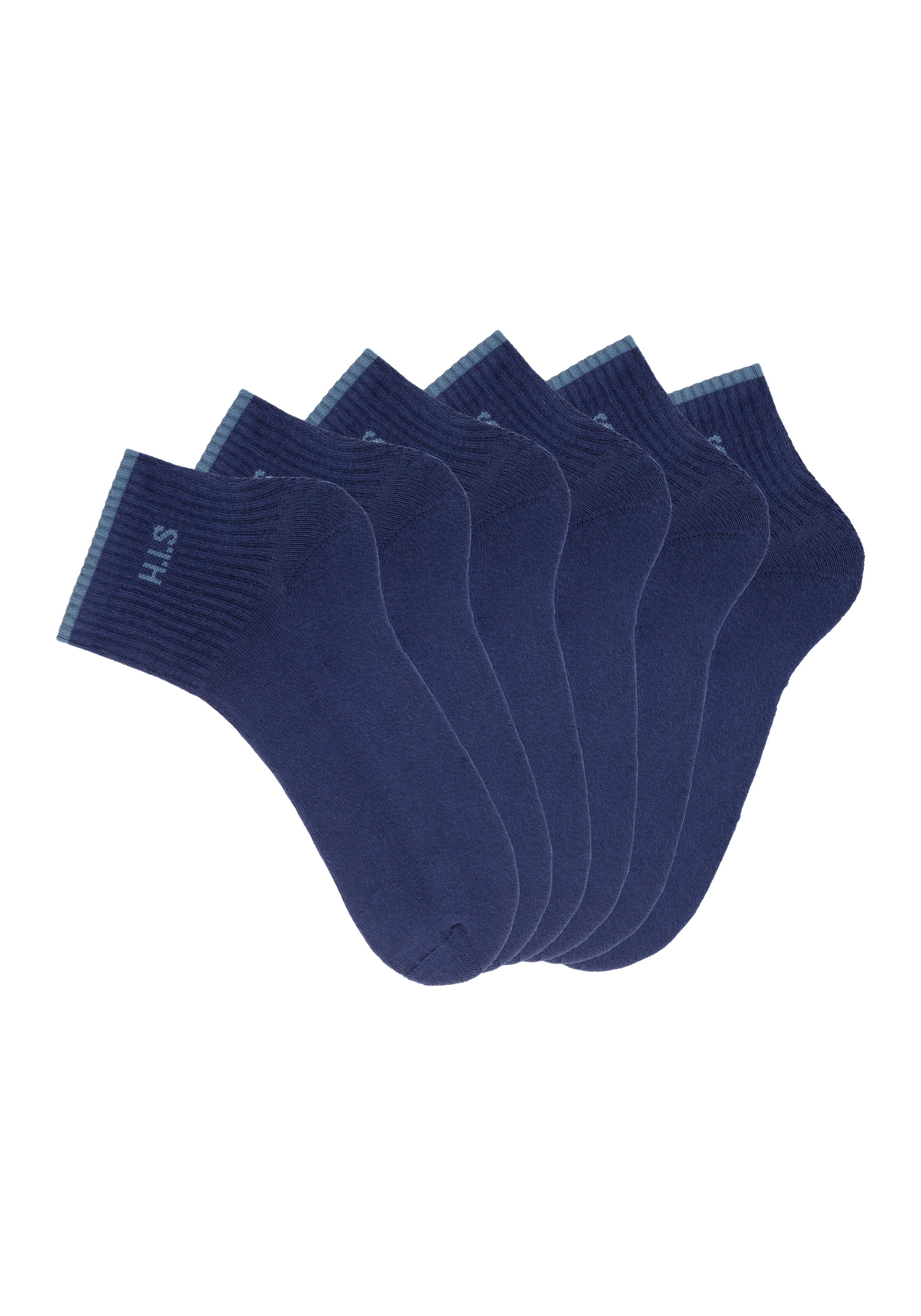 H.I.S Athletic Socks in Blue: front