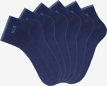 H.I.S Athletic Socks in Blue: front