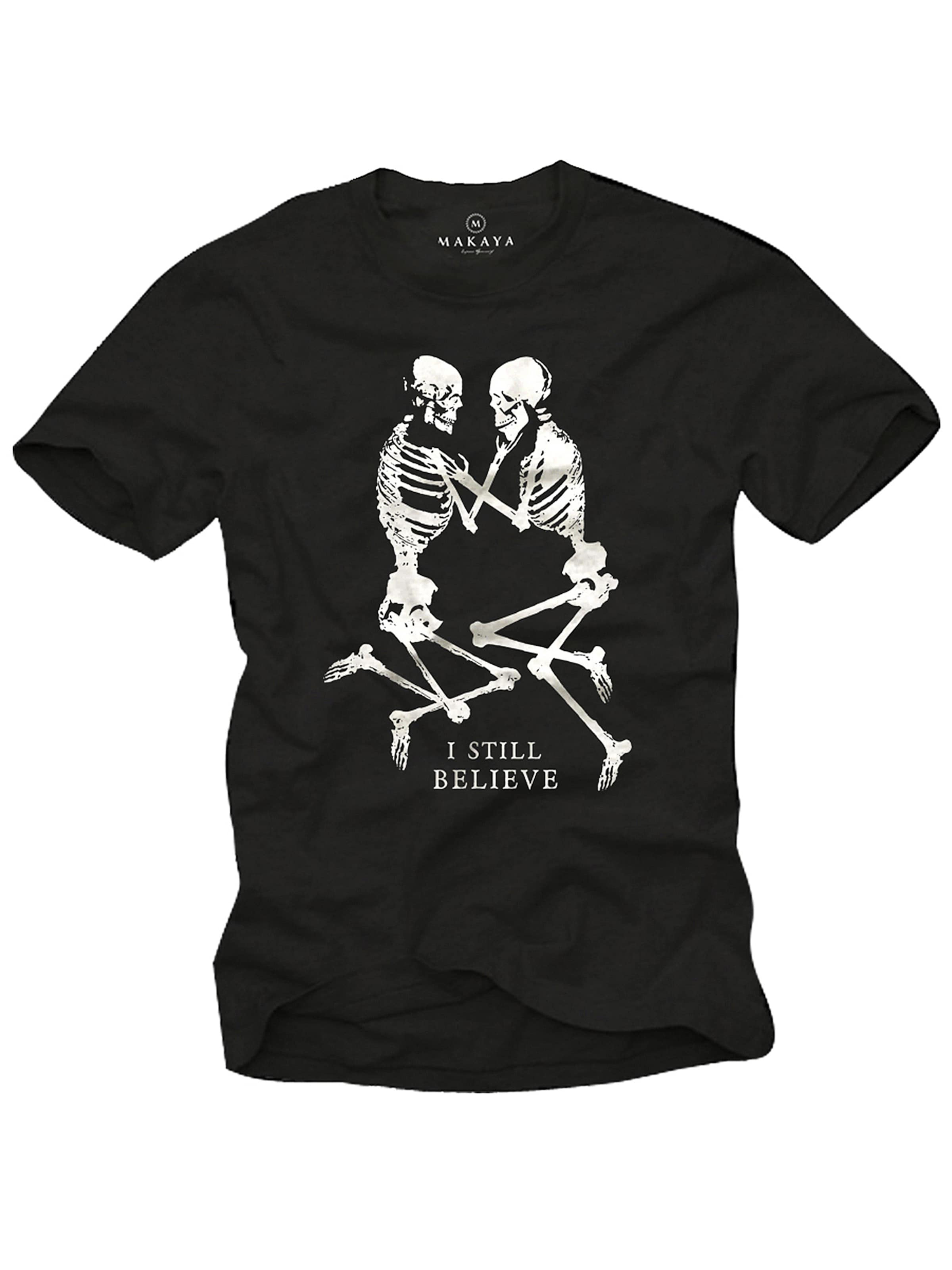 MAKAYA Shirt 'I still believe' in Black
