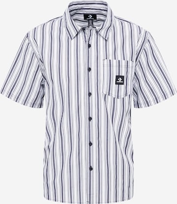 CONVERSE Comfort fit Button Up Shirt in Black: front