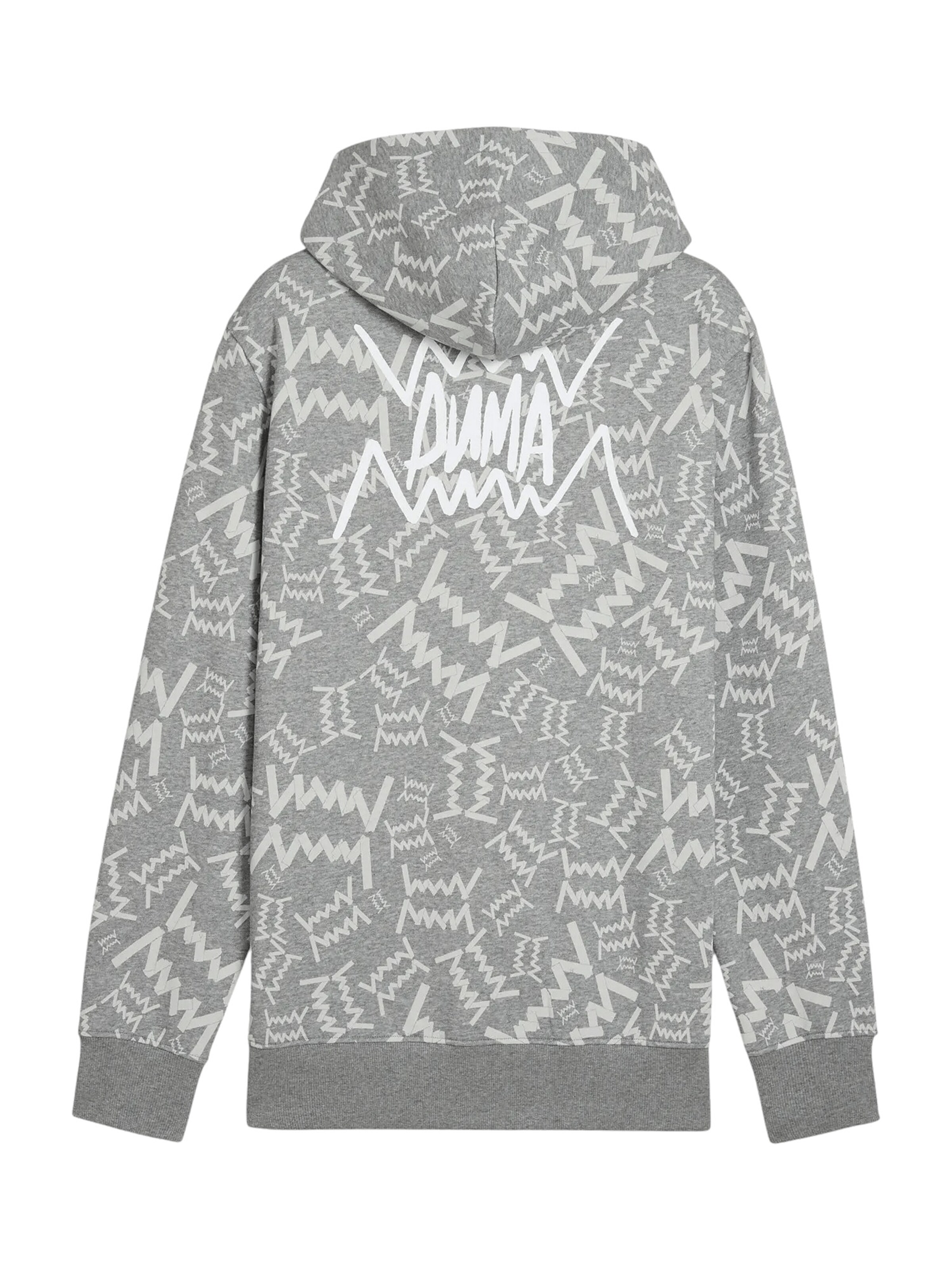 PUMA Sportsweatshirt 'Teamjaws Post Game' in Grau