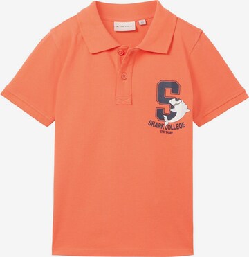 T-Shirt TOM TAILOR en orange : devant