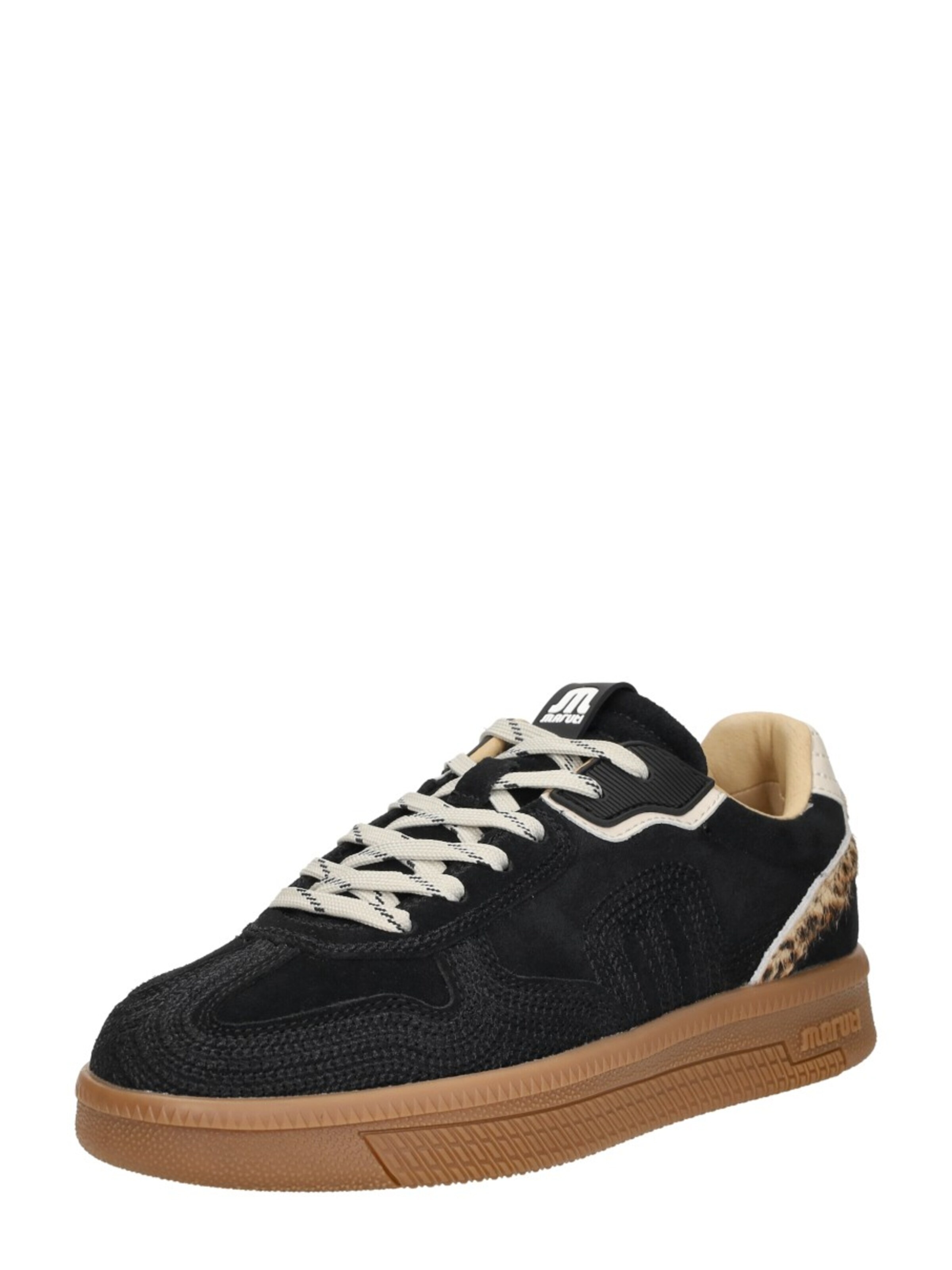 Baskets basses 'Yale Emboidery' MARUTI en noir : devant