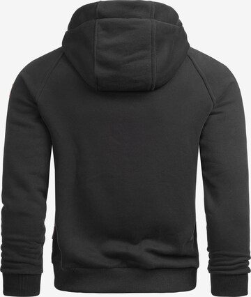 Alessandro Salvarini Sweatshirt 'Beeno' in Black