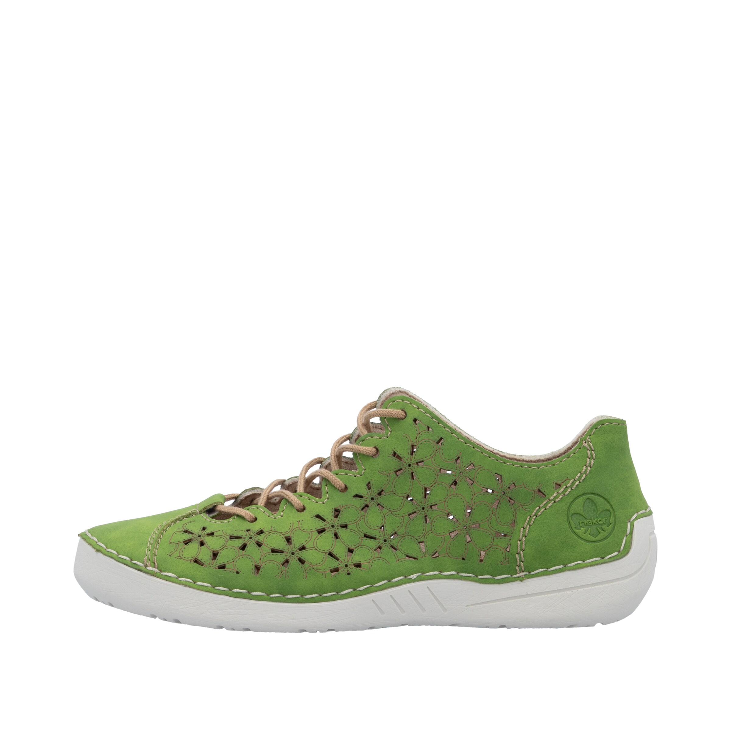 Chaussure à lacets Rieker en vert