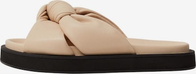 MANGO Pantolette 'Ponta' in hellbeige, Produktansicht