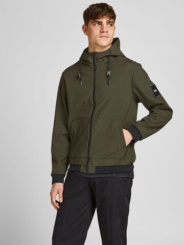 Veste mi-saison JACK & JONES en vert : devant