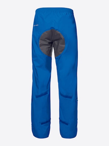 VAUDE Regular Sports trousers 'Drop II' in Blue