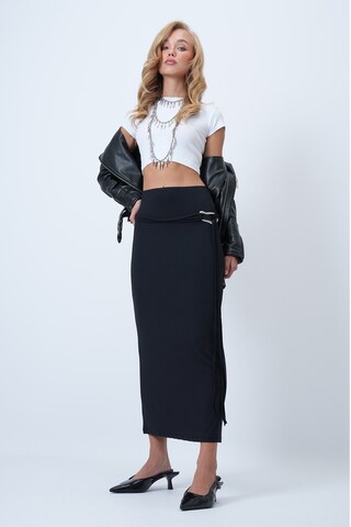 Trend Alaçatı Stili - Falda en negro