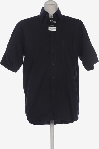 Commander Button Up Shirt in M in Black: front