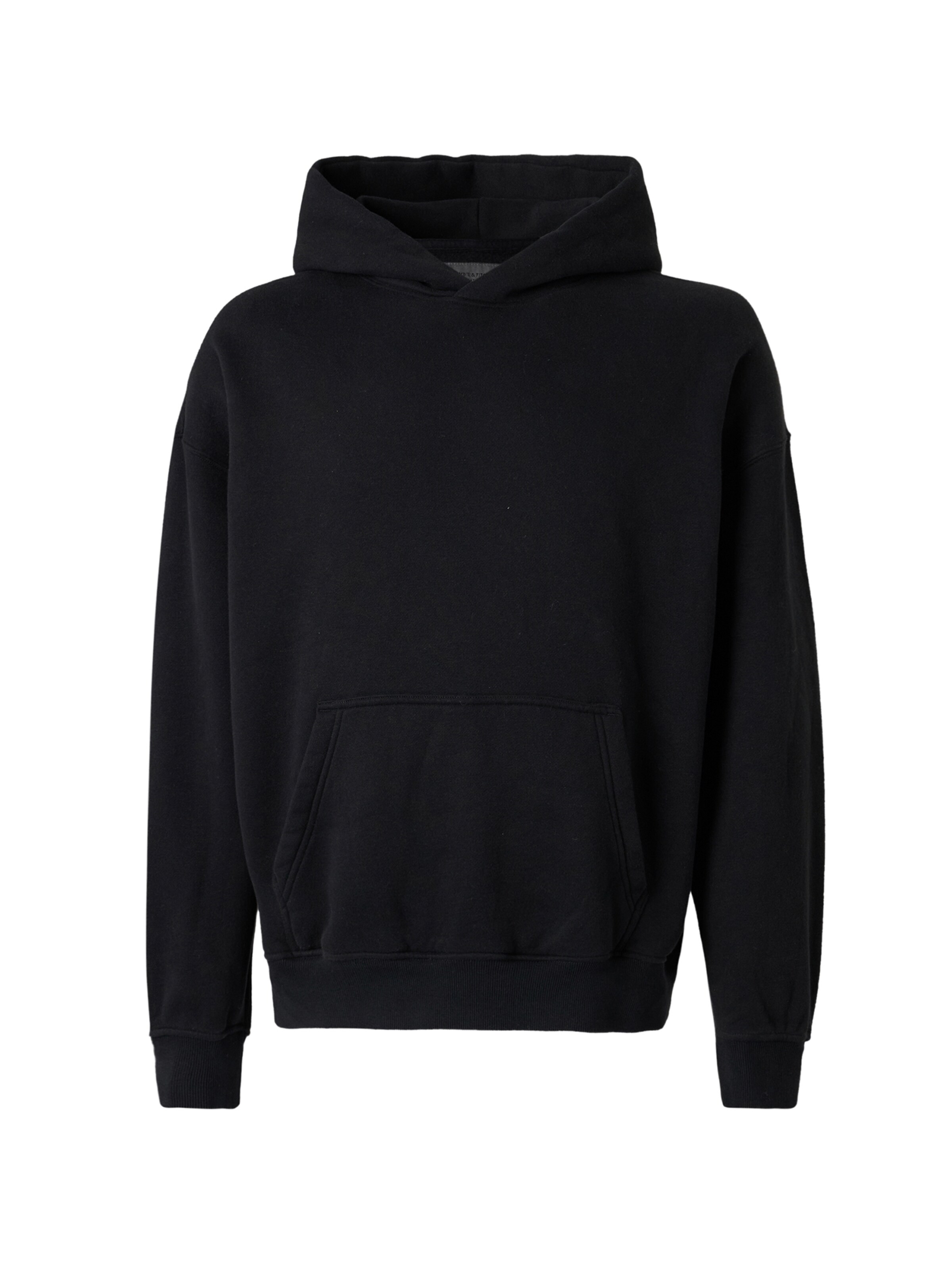 Abercrombie & Fitch Majica 'ESSENTIALS' | črna barva: sprednja stran