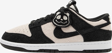 Baskets basses 'Dunk' Nike Sportswear en blanc : devant