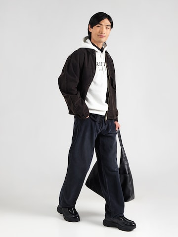 Felpa 'CHARLES' di Jack & Jones Premium in bianco