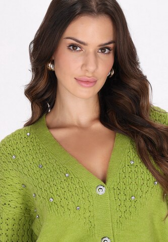 faina - Cárdigan en verde