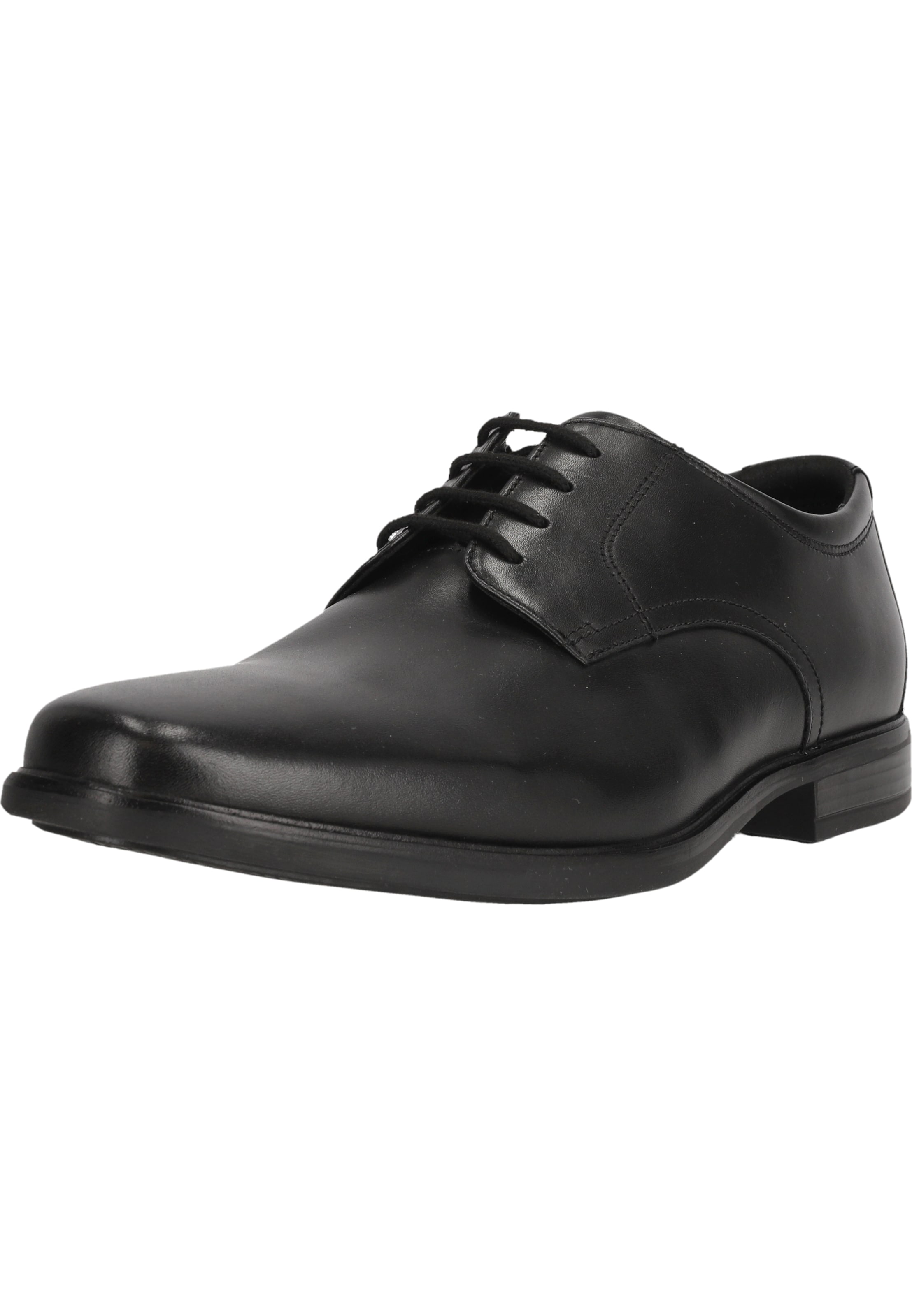 CLARKS Lace-up shoe 'Howard Walk' in Black: front