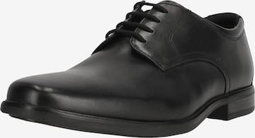 Scarpa stringata 'Howard Walk' di CLARKS in nero: frontale