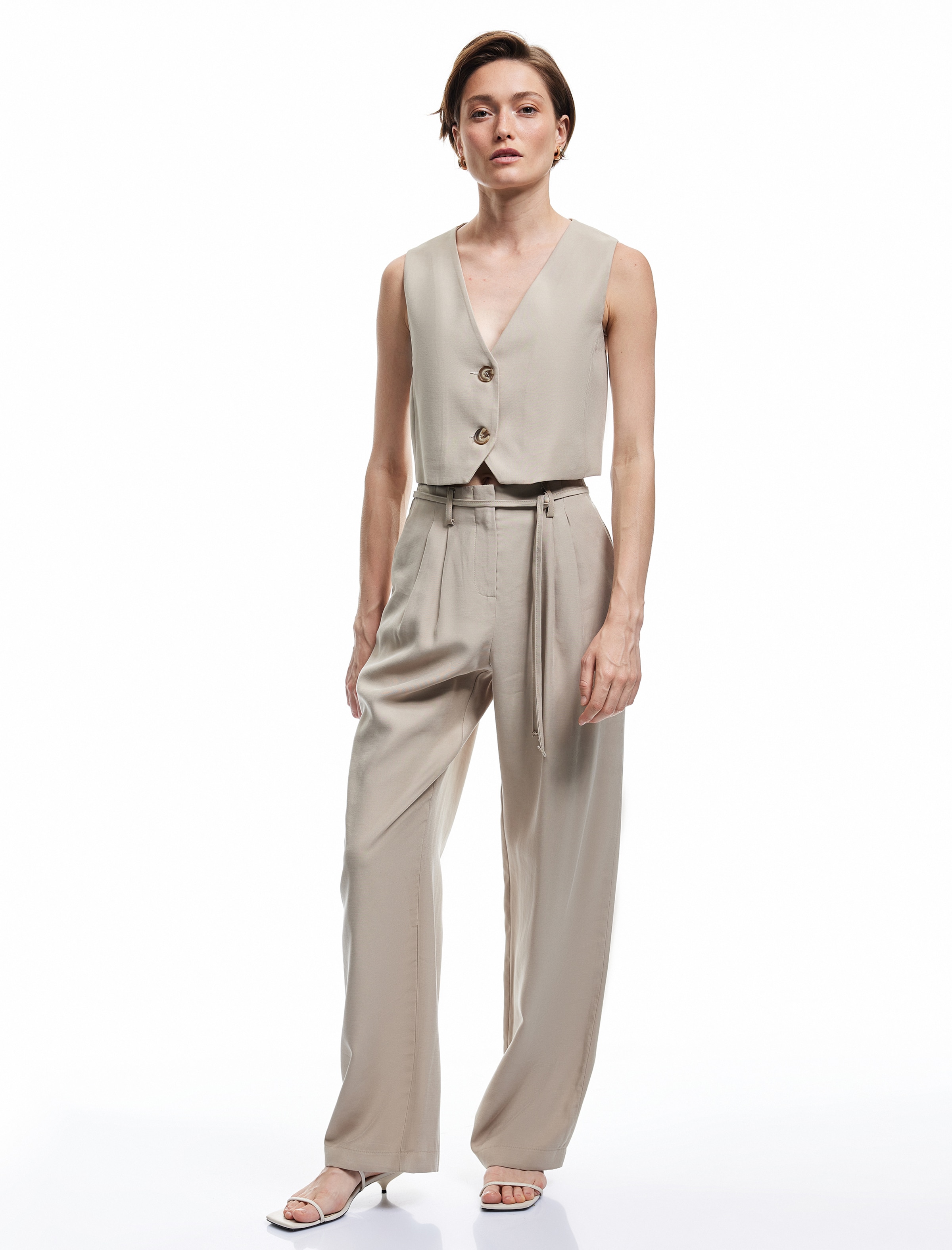 Koton Loosefit Hose in Braun