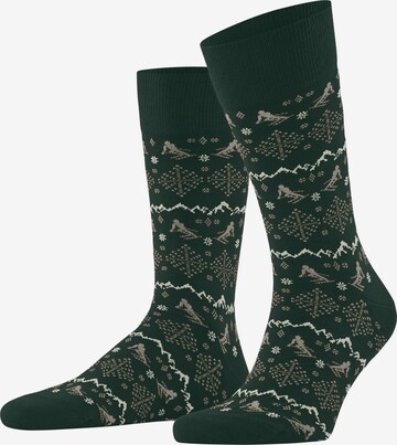 FALKE Socken 'Ski Slope SO' in Grün: Vorderseite