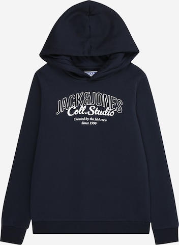 Jack & Jones Junior Sweatshirt 'JJMakoto' in Blau: Vorderseite