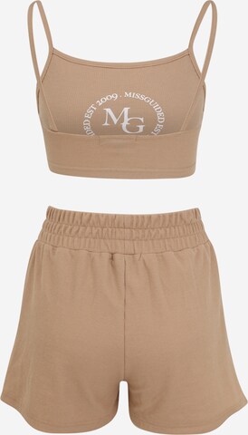 Survêtement Missguided Petite en beige