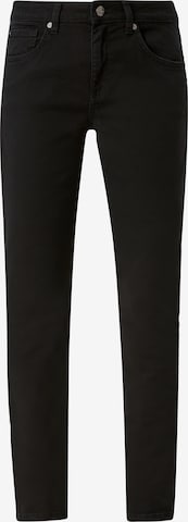 QS Slim fit Jeans 'Catie' in Black: front