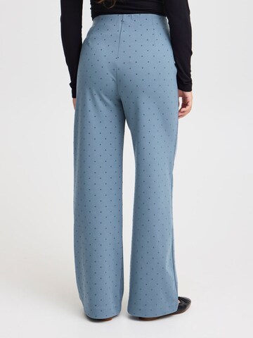 Wide leg Pantaloni 'KATE' di ICHI in blu