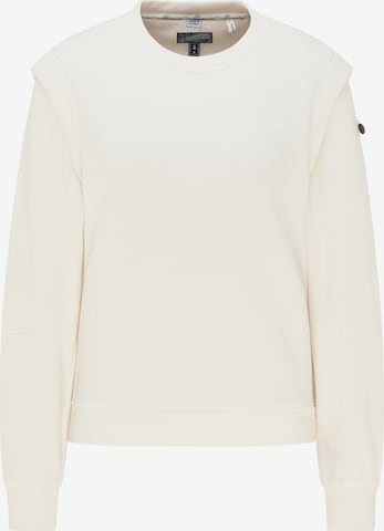 Sweat-shirt DreiMaster Vintage en beige : devant