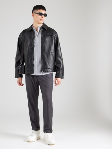Lindbergh - Regular Fit Camisa 'Manderin' em azul