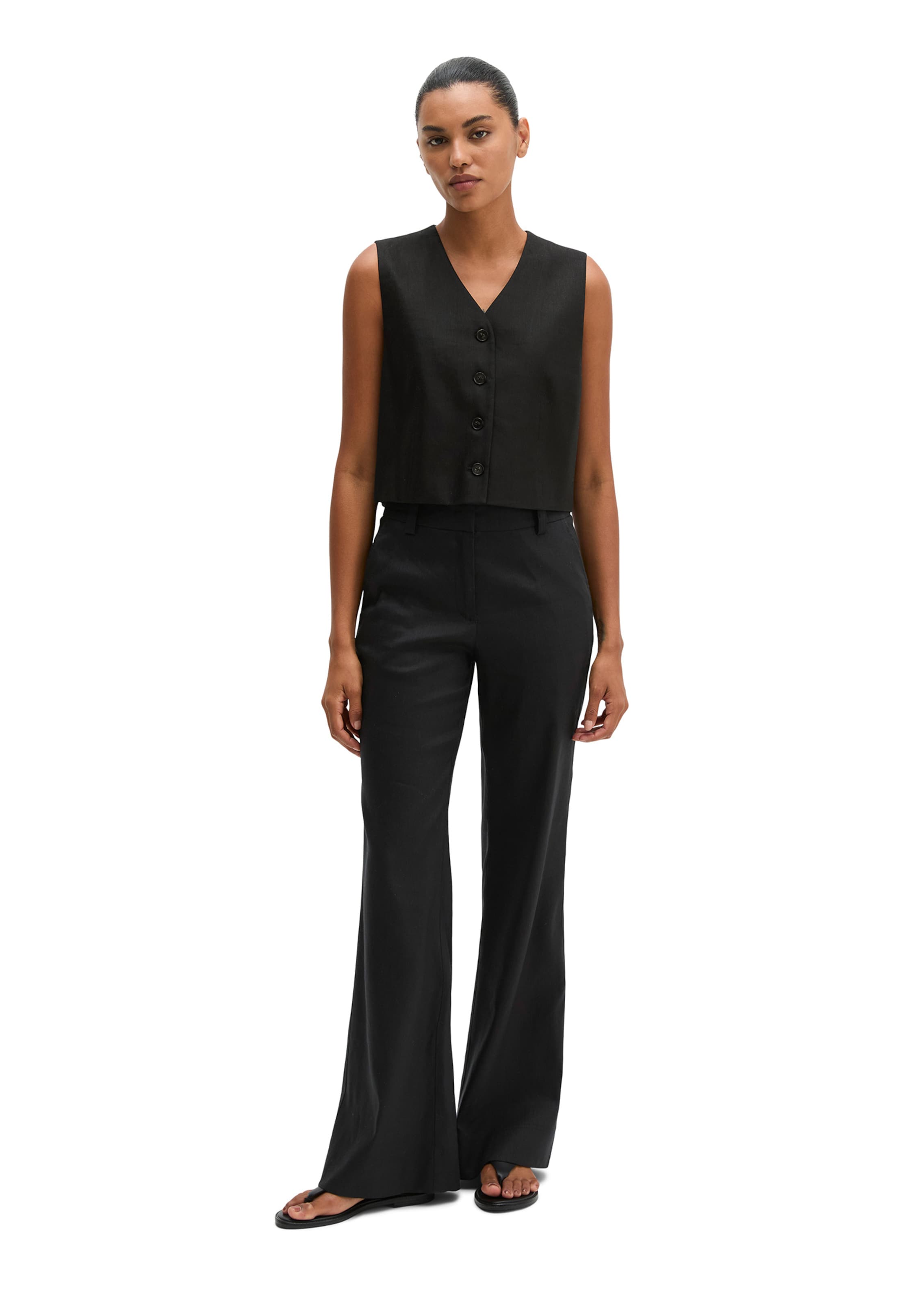 Marc O'Polo Gilet in Zwart