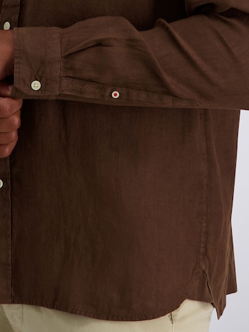 Coupe regular Chemise PIERRE CARDIN en marron