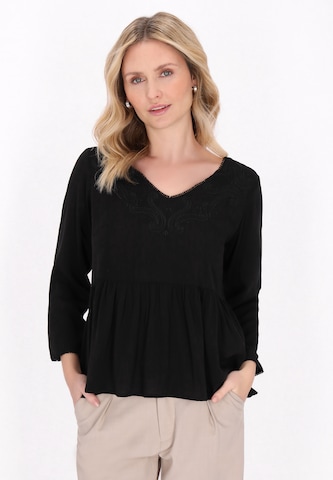 Camicia da donna 'Everyday Fashion' di Usha in nero: frontale