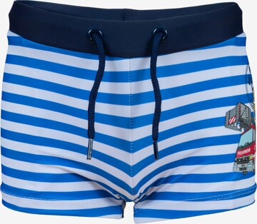 SALT AND PEPPER Board Shorts 'Feuerwehr' in Blue: front