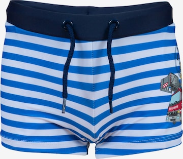 SALT AND PEPPER Board Shorts 'Feuerwehr' in Blue: front