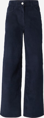 SELECTED Wide leg Trousers 'SLFRuna' in Blue: front