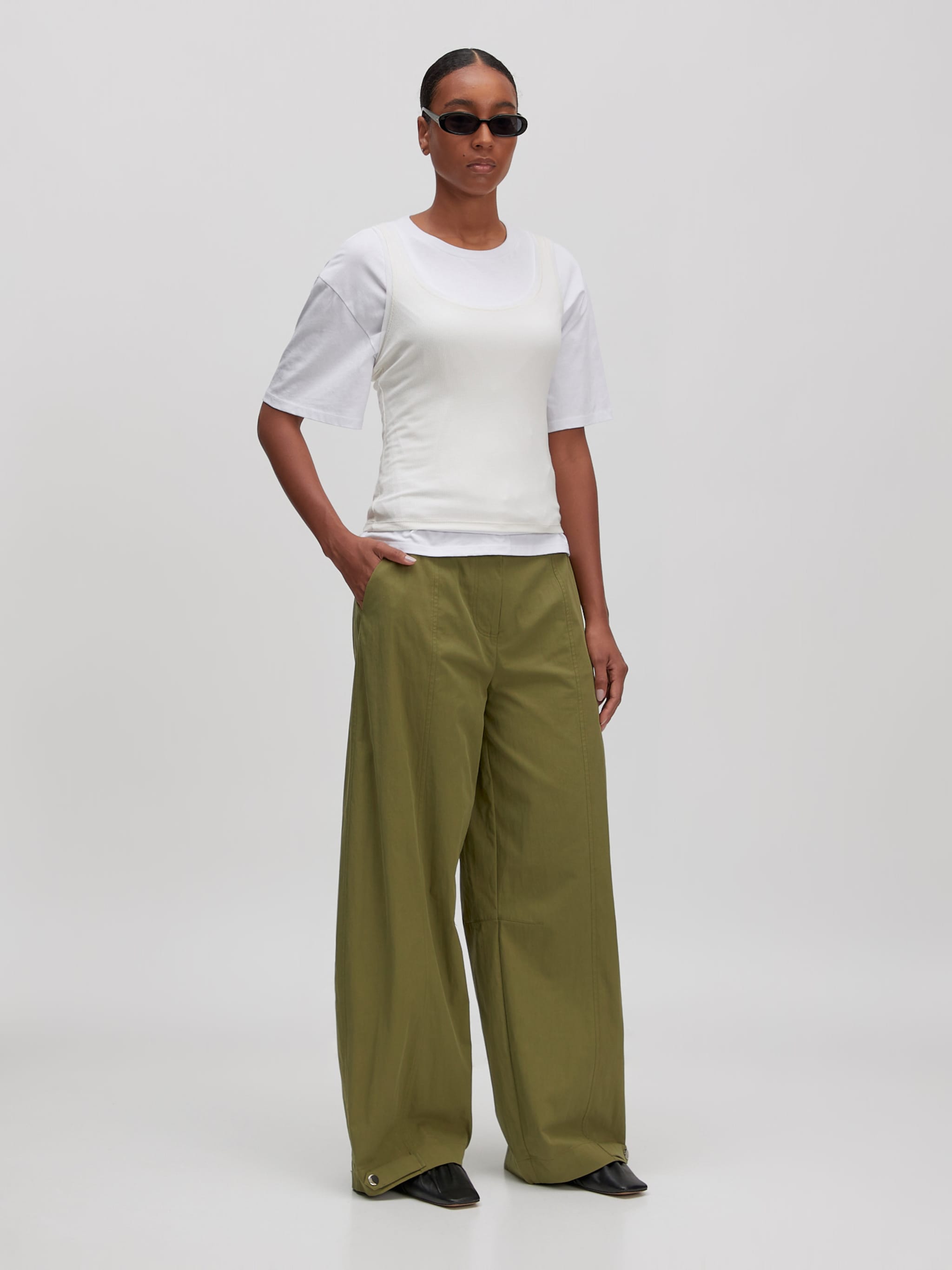 EDITED Pantalón 'Bianca' verde